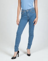 Wrangler High Rise Skinny Damskie Spodnie Jeansowe That Way W27HKRP23 112319126